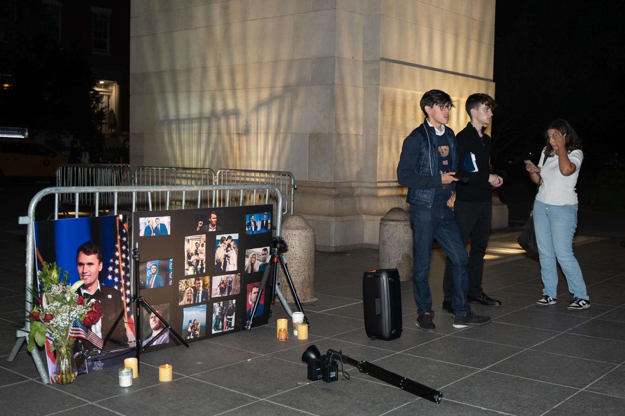 ‘Barbaric assassination’: Students mourn Charlie Kirk